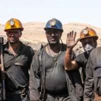 اعتراض کارگران شرکتی معدن زغال سنگ طبس