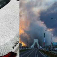 هشدار در مورد آلودگی هوا در تهران و باران‌های اسیدی