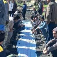 اعتصاب کارگران نگهداری خط و ابنیه فنی راه آهن لرستان