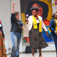 شبکه‌ای بین‌المللی از زنان علیه جنگ و نسل‌کشی در کنفرانس بوگوتا شکل گرفت